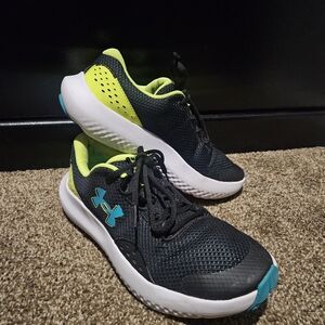Under Armour Neon Green and Black And Teal Shoes